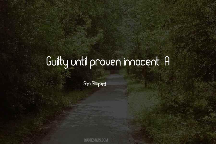 Proven Guilty Quotes #43893