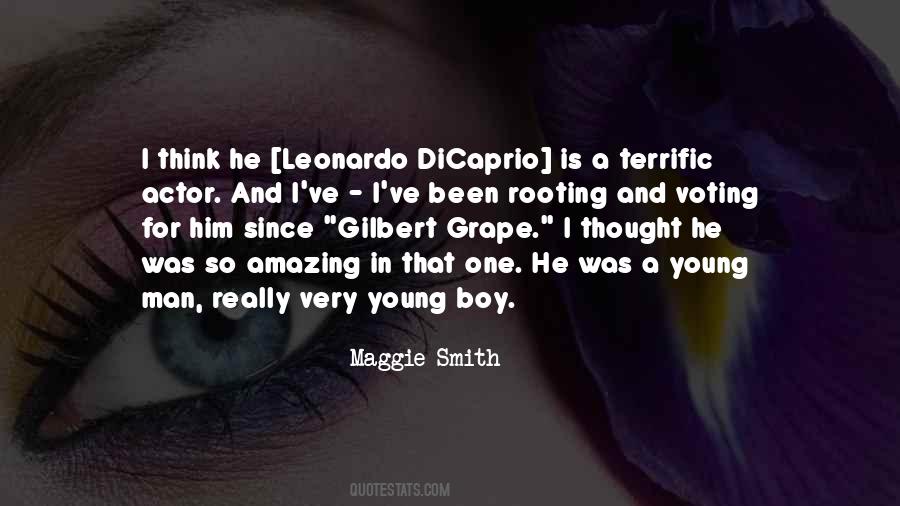 Quotes About Leonardo Dicaprio #314711