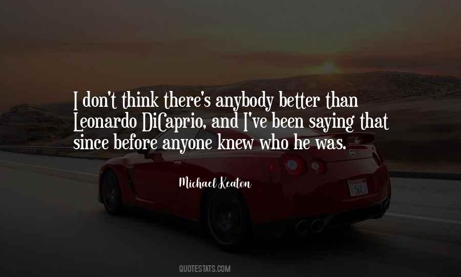 Quotes About Leonardo Dicaprio #489953