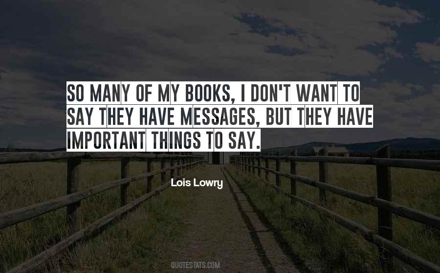 Quotes About Lois Lowry #65003