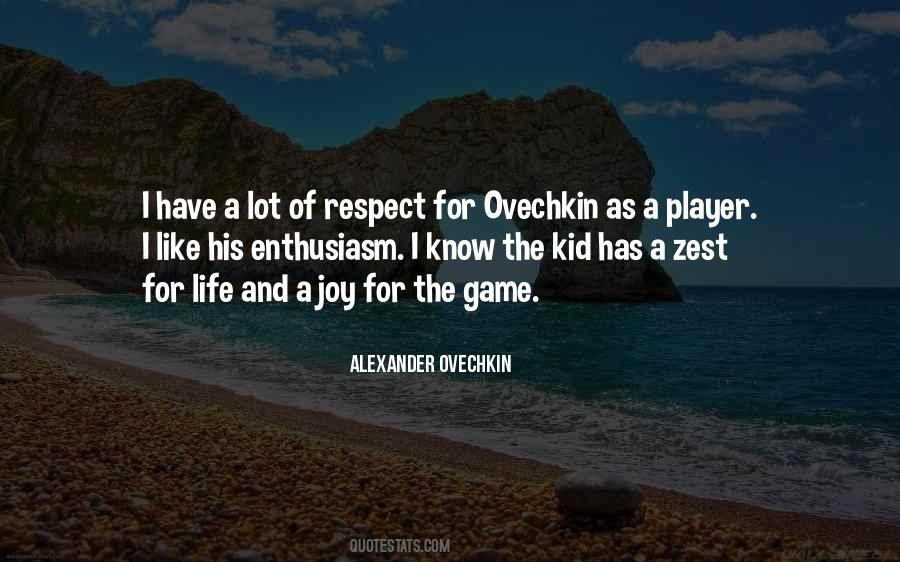 Quotes About Alexander Ovechkin #210630