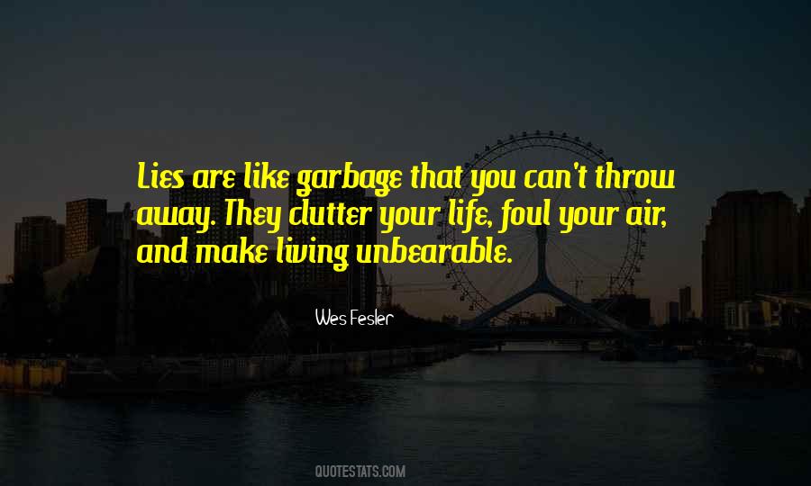 Quotes About Garbage #990205