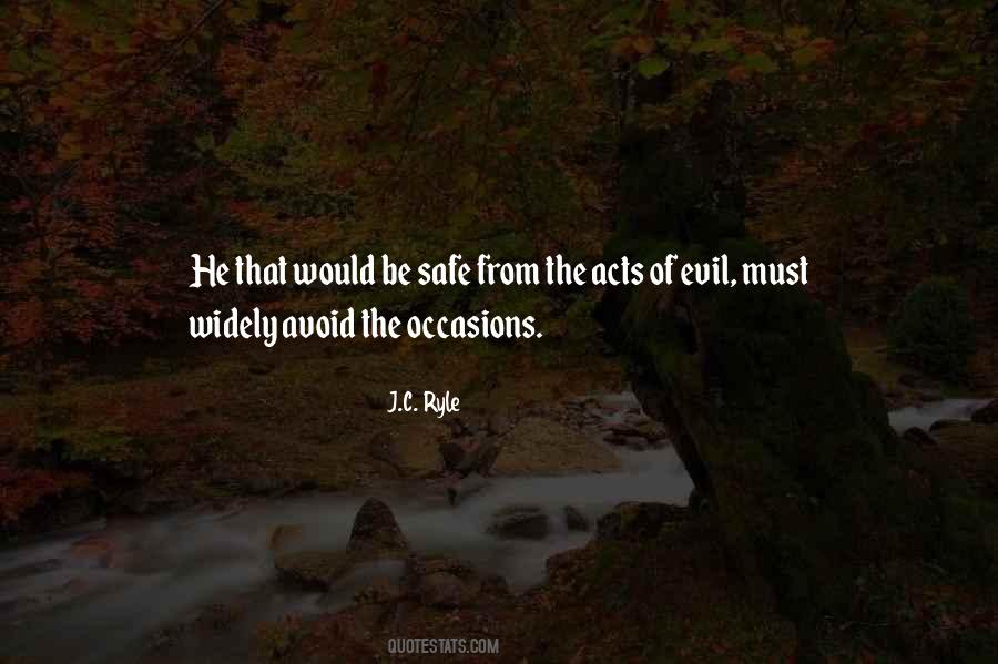 Quotes About Acts Of Evil #1260812