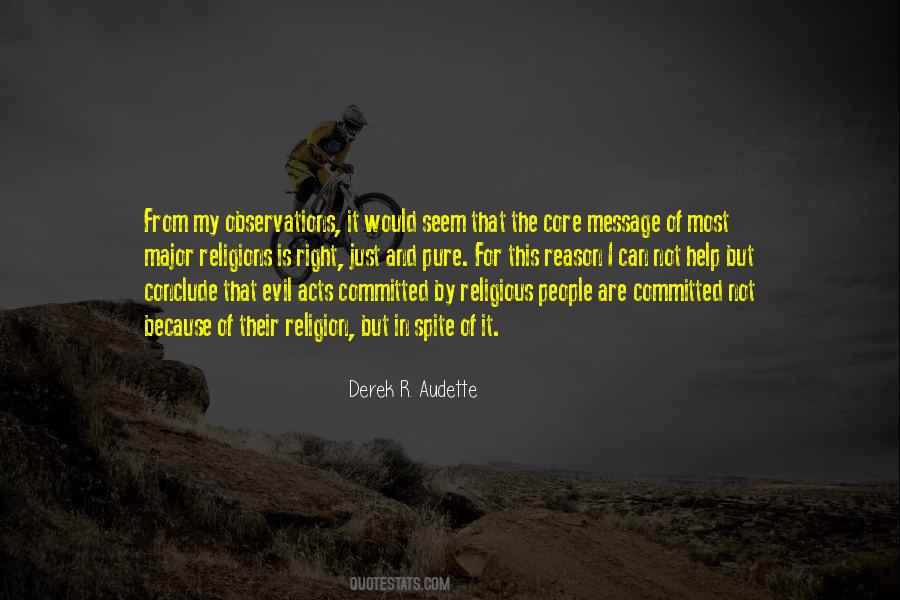Quotes About Acts Of Evil #1361813