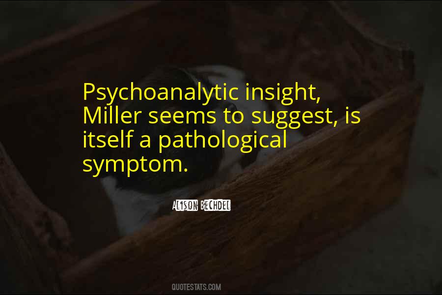 Psychoanalytic Quotes #319092