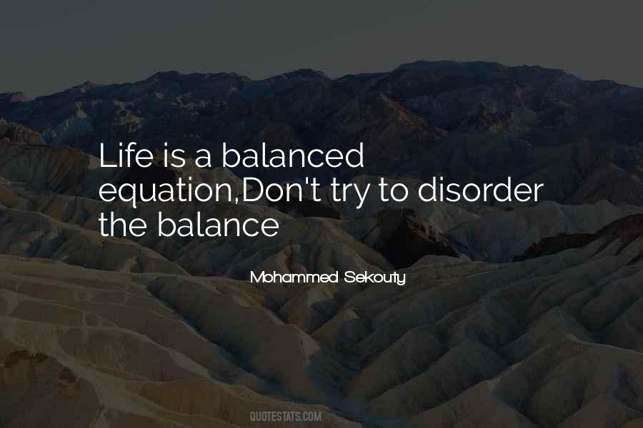 Quotes About A Balanced Life #1124067