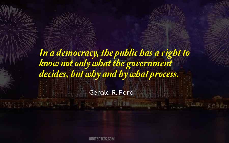 Public's Right To Know Quotes #680498