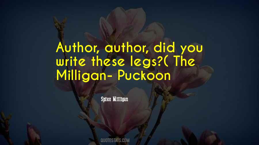Puckoon Spike Milligan Quotes #1843858