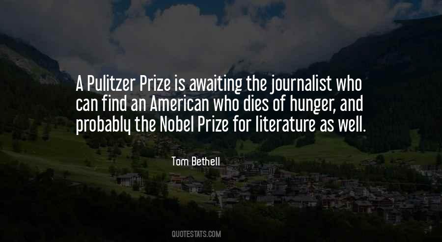 Pulitzer Prize Quotes #1784440