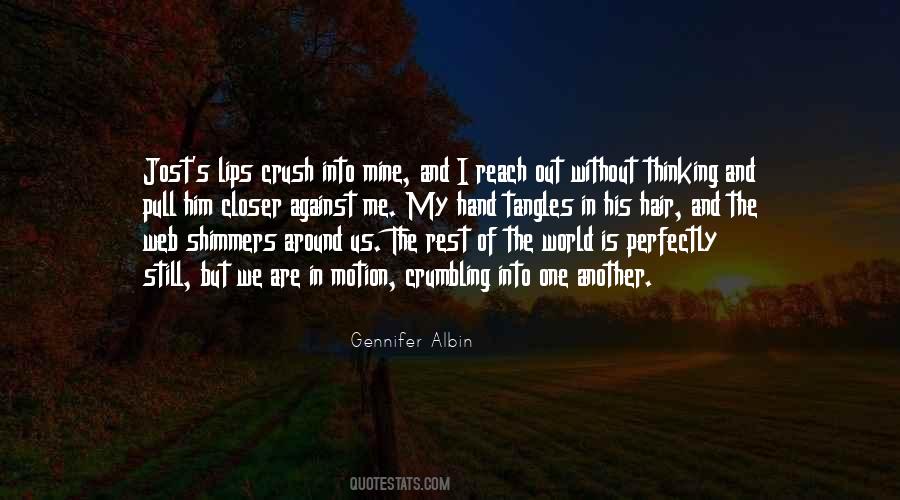Pull Her Hair Quotes #240332