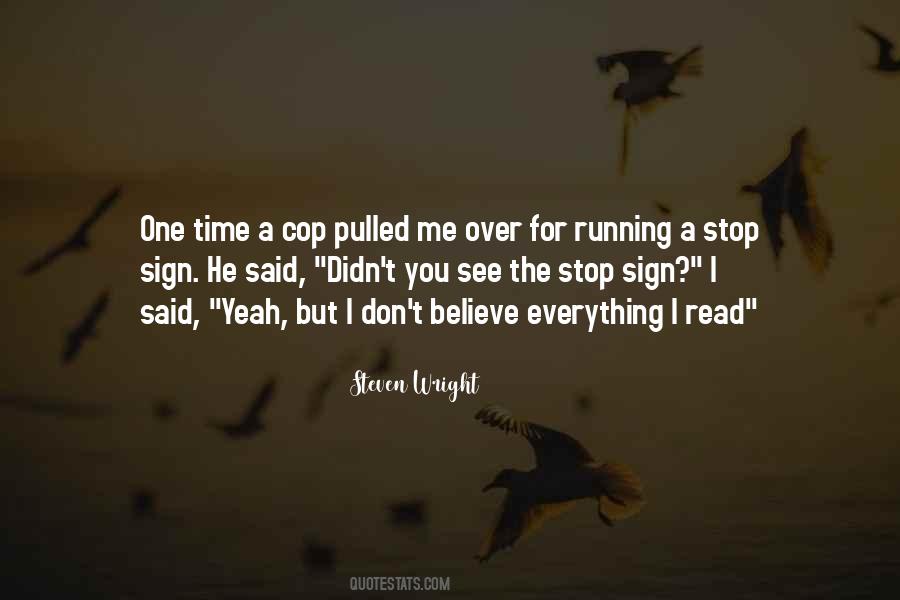 Pulled Over Quotes #340641