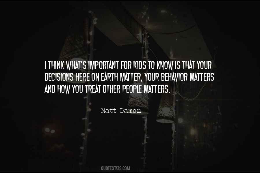 Quotes About Matt Damon #1306211 Quotes About Matt Damon #1306211