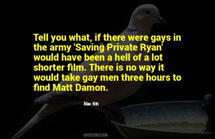 Quotes About Matt Damon #1838950