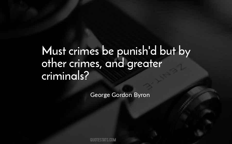 Punish Criminals Quotes #1274217