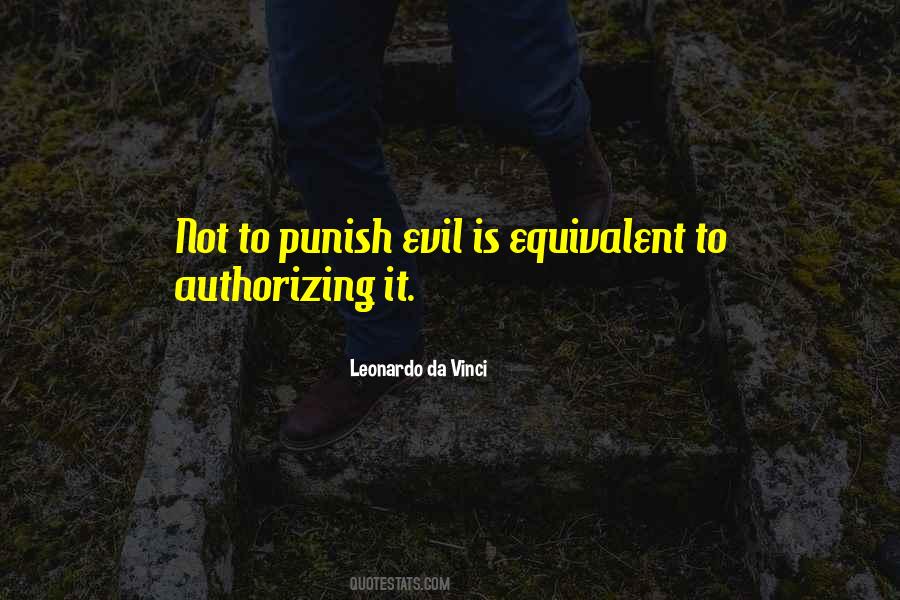 Punish Evil Quotes #1414315