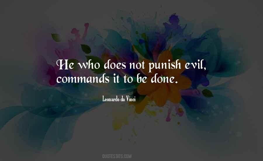 Punish Evil Quotes #1764274