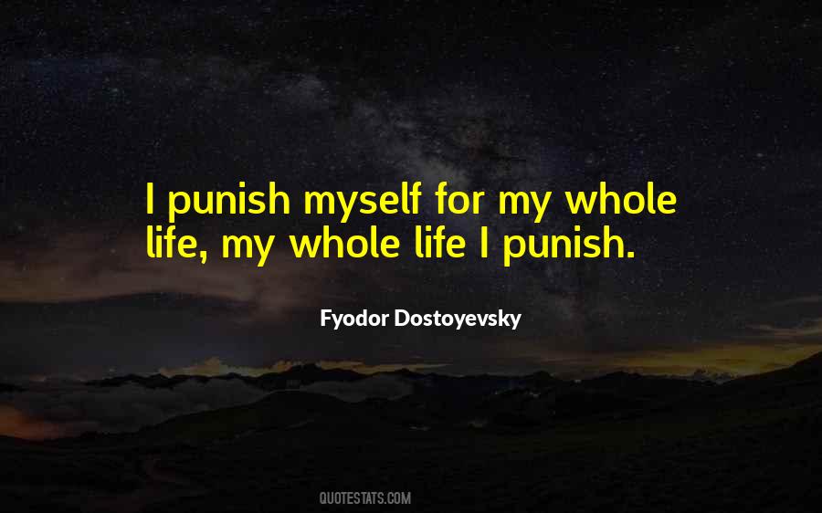 Punish Myself Quotes #1407631