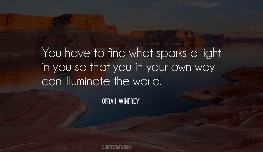 Quotes About Sparks #941618