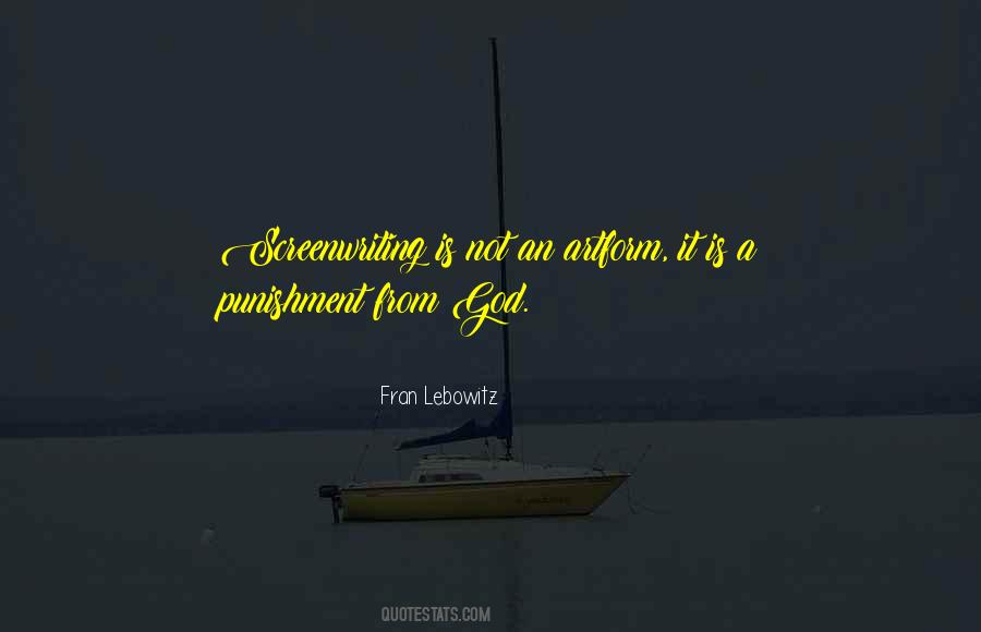 Punishment From God Quotes #1079802