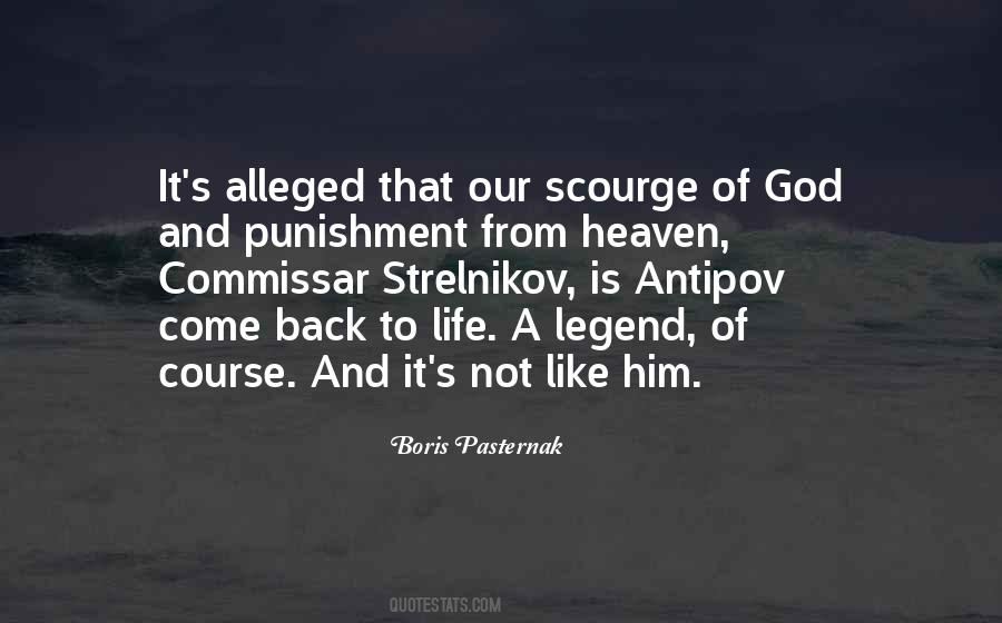 Punishment From God Quotes #1363257