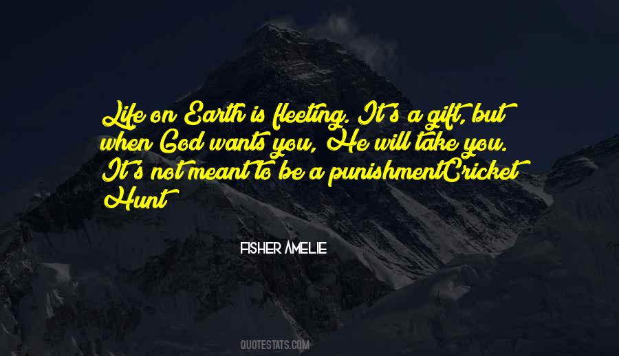 Punishment From God Quotes #358660