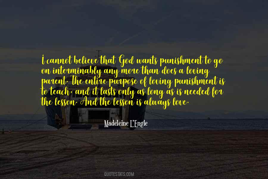 Punishment From God Quotes #414658