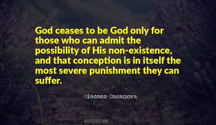 Punishment From God Quotes #448458