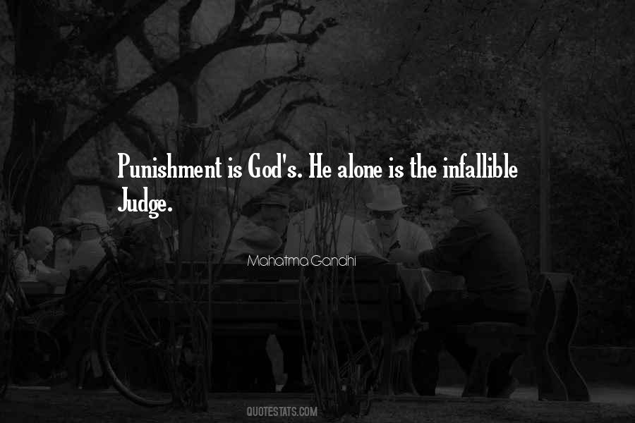 Punishment From God Quotes #537581