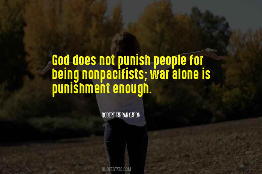 Punishment From God Quotes #726856