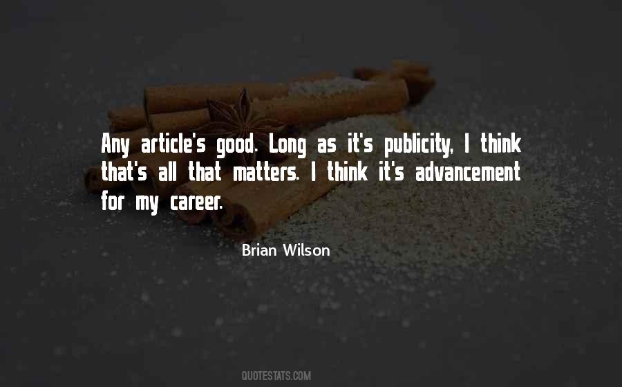 Quotes About Brian Wilson #576225