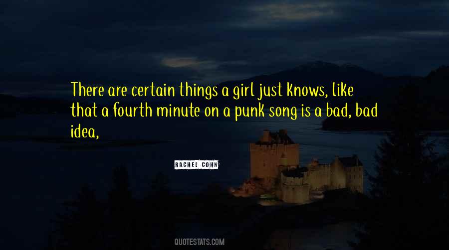 Punk Girl Quotes #1508179