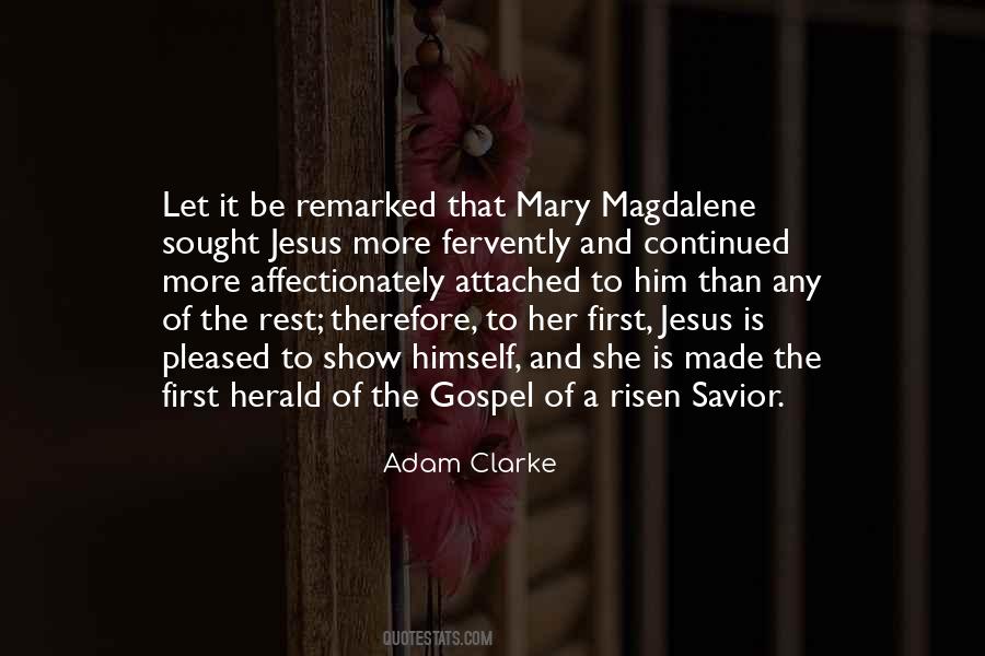Quotes About Mary Magdalene #121035