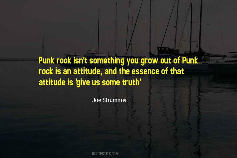 Punk Rock Attitude Quotes #1086861