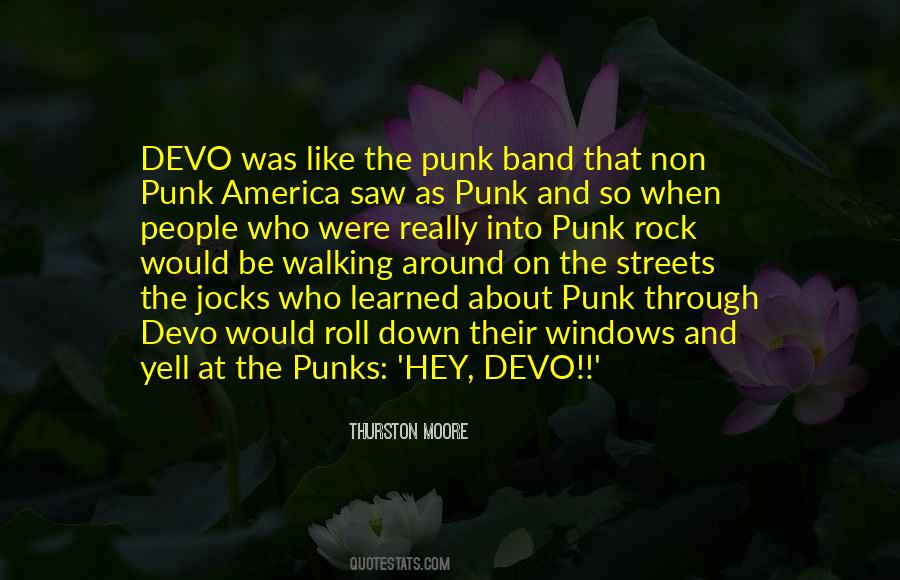 Punk Rock Band Quotes #1024994