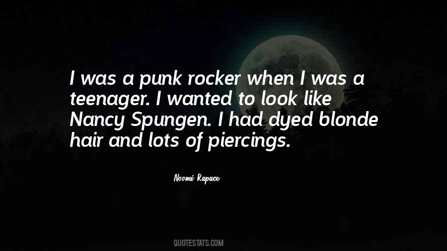 Punk Rocker Quotes #116994