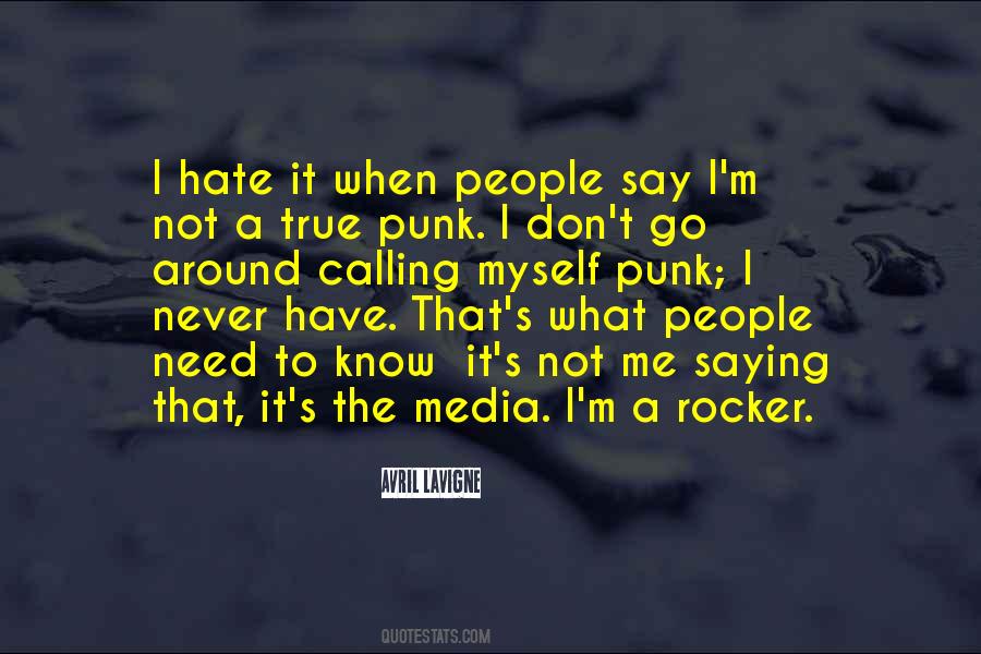 Punk Rocker Quotes #1427159