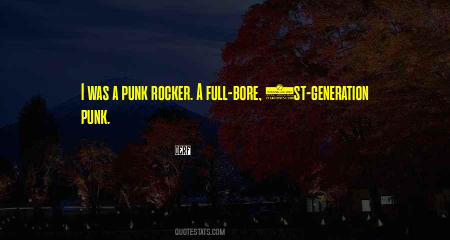 Punk Rocker Quotes #1874683