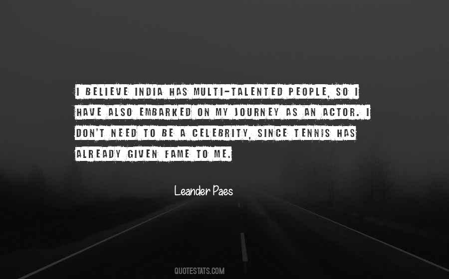 Quotes About Leander Paes #1793343