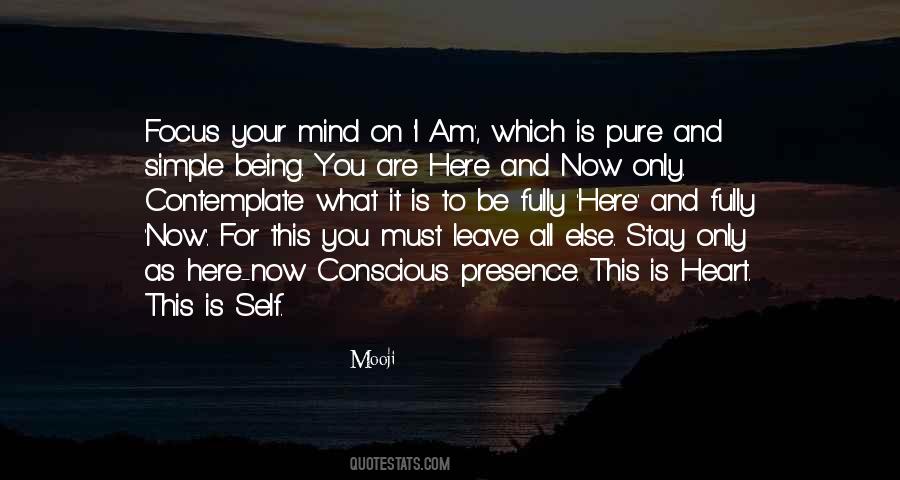 Pure Heart Pure Mind Quotes #1844964