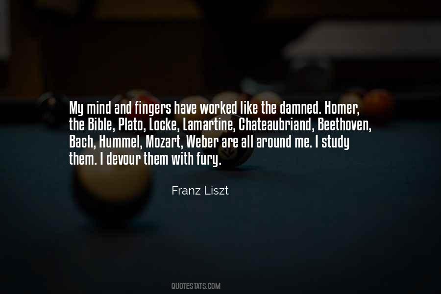 Quotes About Franz Liszt #1458522
