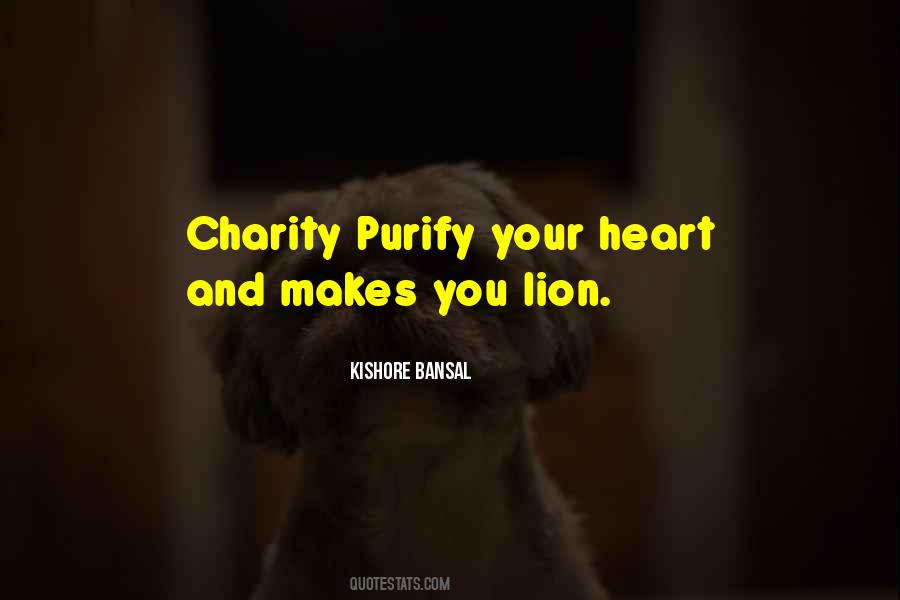 Purify Your Heart Quotes #1825580