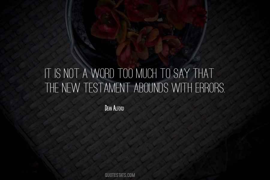 Quotes About New Testament #1065285