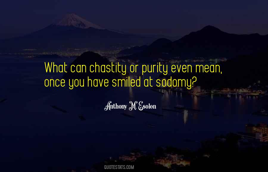 Purity And Chastity Quotes #481057