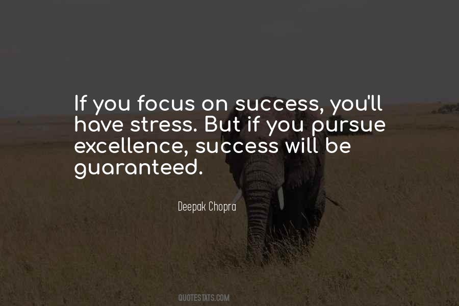 Pursue Excellence Quotes #1493541