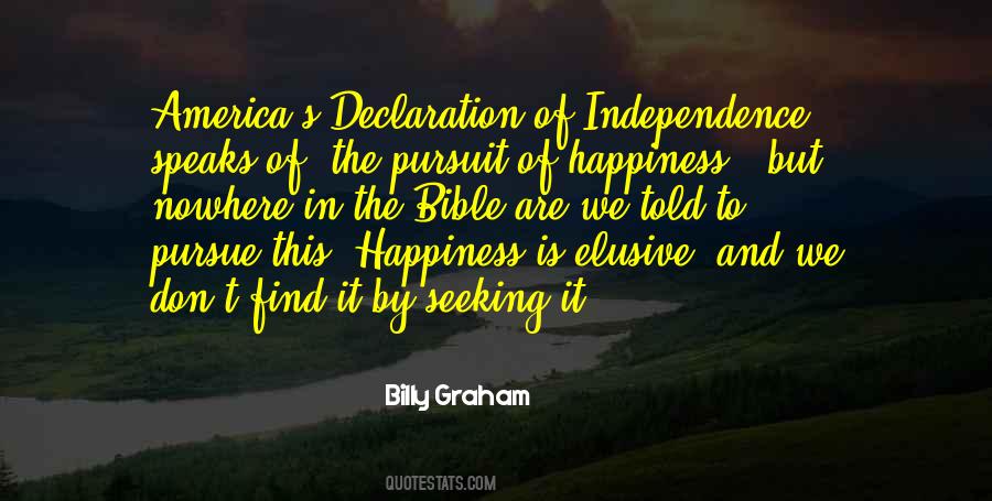 Pursue Of Happiness Quotes #181847