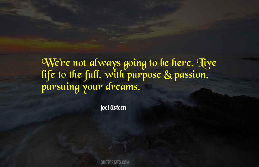 Pursuing A Dream Quotes #888254