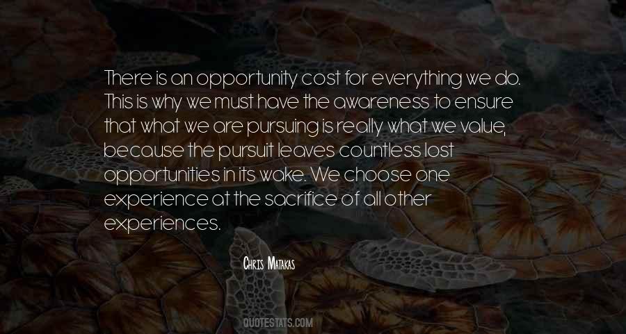 Pursuing Opportunity Quotes #1825318