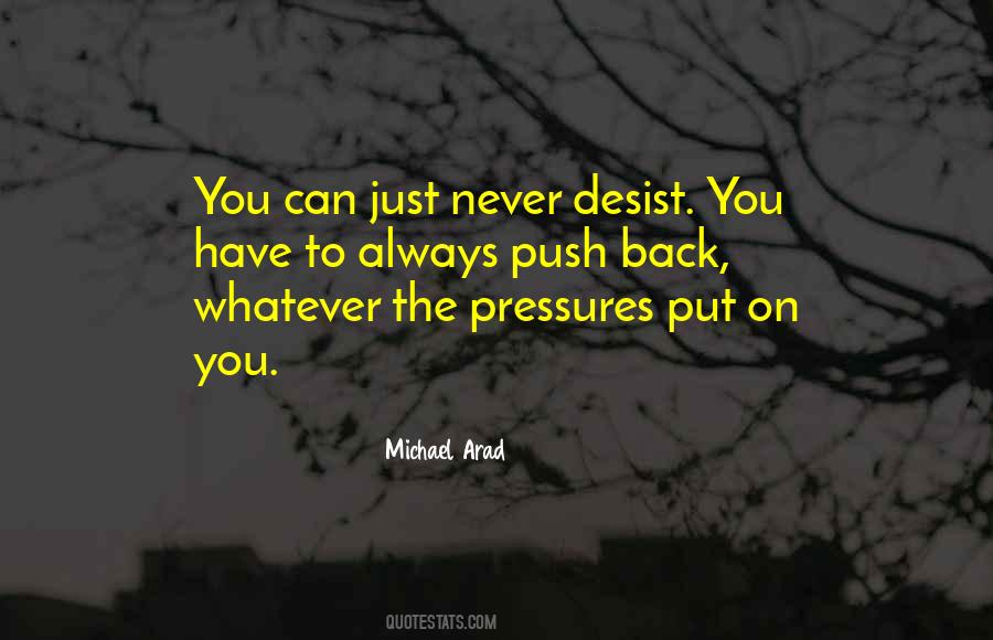 Push Back Quotes #1476018