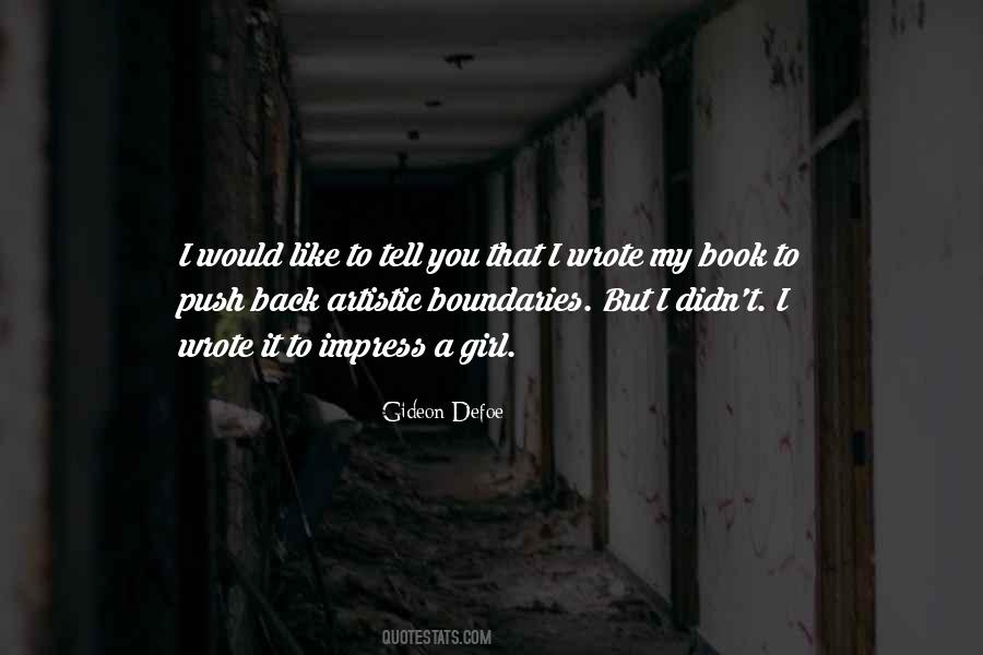 Push Back Quotes #1829835