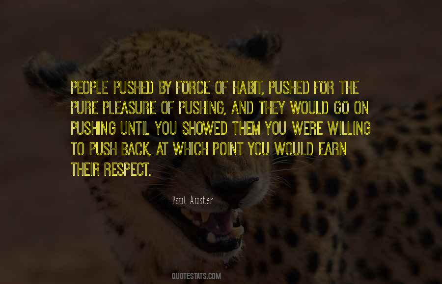 Push Back Quotes #214754